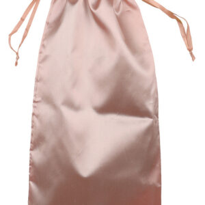 Satin storage bag, 45 x 19.5 cm, champagne