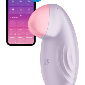 Satisfyer Connect: Tropical Tip, Lay-on Vibrator, purple