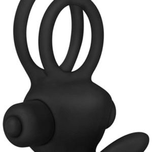 LoveToy: Power Clit Duo Cockring, black