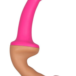 LoveToy: Holy Dong, Double-Ended Strap-On Dildo, pink/light