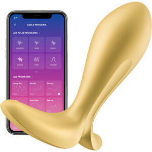 Satisfyer Connect: Intensity Plug, Plug Vibrator, gold