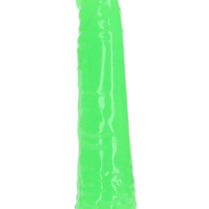 RealRock: Glow in the Dark Realistic Dildo, 15.5 cm, green