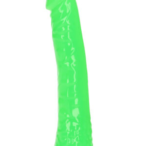 RealRock: Glow in the Dark Realistic Dildo, 20 cm, green