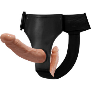 Baile: Ultra Harness with Double Dildos Strap-On