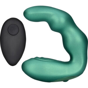 Ouch!: Bent Vibrating Prostate Massager with Remote