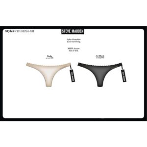 Steve Madden Microfiber Laser Cut Thong