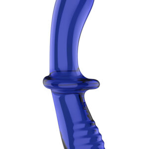 Satisfyer: Double Crystal, Glass Dildo, blue