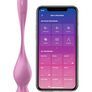 Satisfyer Connect: Love Birds 1, Vibrating Kegel Balls, pink