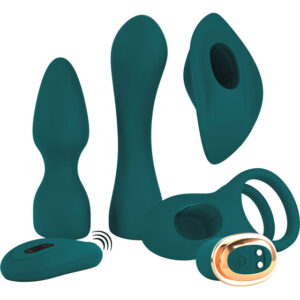 Couples Choice: RC Mini Vibrator with 4 Attachments
