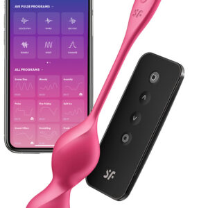 Satisfyer Connect: Love Birds 2, Vibrating Kegel Balls, pink
