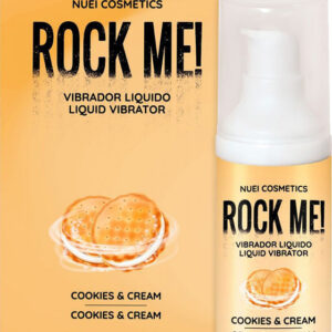 Nuei: Rock Me! Liquid Vibrator, Cookies & Cream, 20 ml