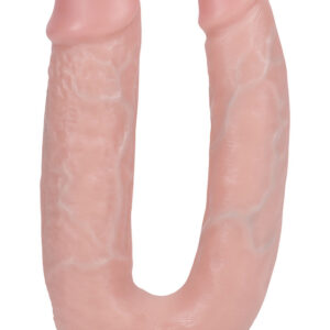 RealRock: U Shape Realistic Double Dildo, light