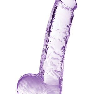 Naturally Yours: Crystalline Dildo, 15 cm, purple