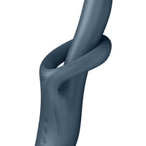 Satisfyer: Heat Flex 4, Warming Rabbit Vibrator, grey