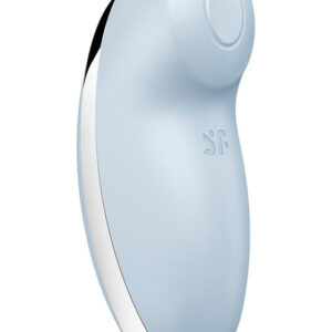 Satisfyer: Tap & Climax 2 Lay-On Vibrator, blue