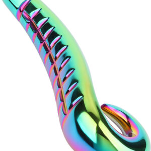 Mr Steel: Devil's Tongue Dildo, rainbow