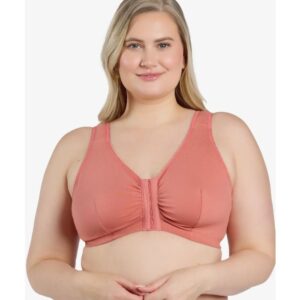 Leading Lady - The Meryl Cotton Front-Closure Comfort & Sleep Bra LL110CACL