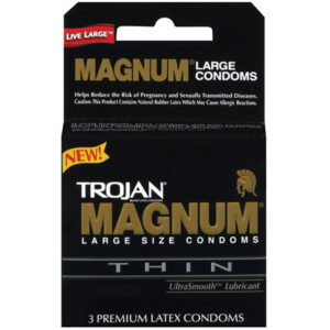 Trojan Magnum Thin Condoms - Box of 3