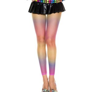 Music Legs Rainbow Fishnet Leggings ML35416