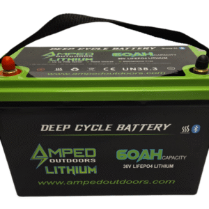 36V 60Ah Trolling Motor Lithium Battery (LiFePO4) - Bluetooth - IP67 Waterproof - Heated
