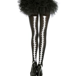 Music Legs Vertebrae Backseam Pantyhose ML37340