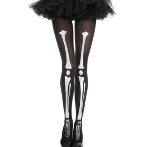 Music Legs Skeleton Print Pantyhose ML37647