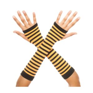Music Legs Opaque Stripes Arm Warmer ML422