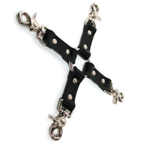 KL Leather Hog Tie (Black)