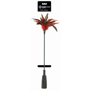 Sex & Mischief Feather Slapper - Red/Black Feathers