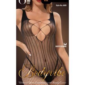 Bodyvibe - The Heather Fishnet Bodystocking BV4503