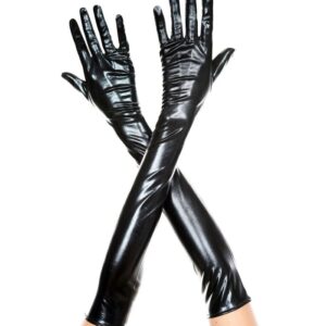Music Legs Extra Long Metallic Gloves ML457