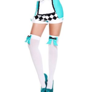 Music Legs Double Bow Thigh Hi ML4657