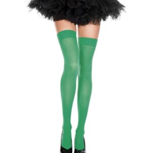 Music Legs Opaque Thigh Highs ML4745