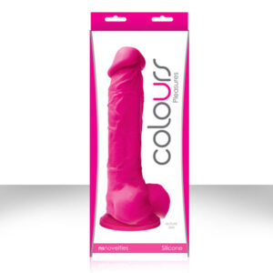 Colours Pleasures 8'' Dildo w/Suction Cup - Pink