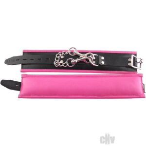 Rouge Padded Ankle Cuff Black/pink