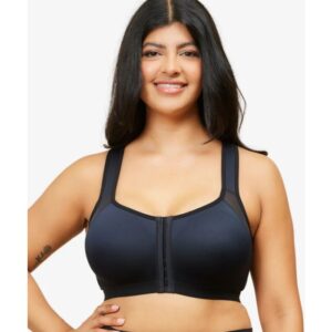 Leading Lady - The Moira Front-Closure Posture Back Support Bra LL5031BLK