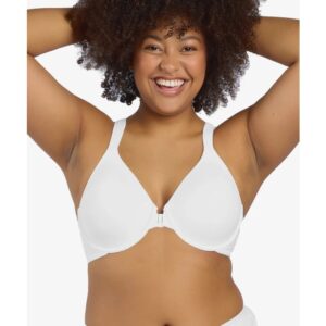 Leading Lady - The Brigitte Racerback - Front-Closure Underwire T-Shirt Bra LL5415-WHT