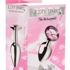 Booty Sparks Pink Gem Anal Plug Sm
