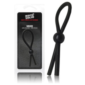 Rock Solid Lasso Single Adjustable Lock Black Silicone