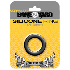 Boneyard 1.4'' Silicone Ring - Black