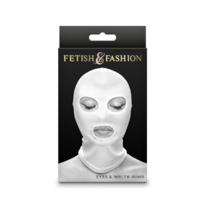 Fetish & Fashion - Eyes & Mouth Hood - White - Alternate Package