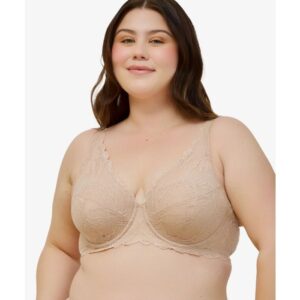 Leading Lady - The Willow Lace Plunge Underwire Bra LL5944SAND