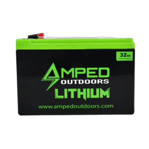Amped Outdoors 32Ah Lithium Battery (14.8V NMC) with Charger