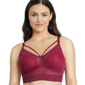 Parfait Mia Dot Wire-Free Bralette P6011 Blackberry