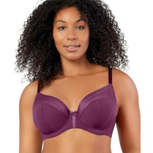 Parfait Shea Plunge Unlined Bra Blackberry P6062