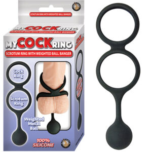 My Cockring Scrotum Ring W/weighted Ball