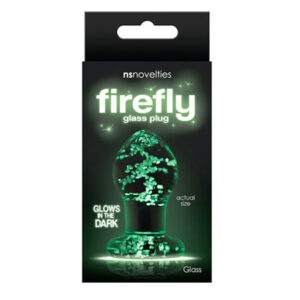 Firefly Clear Glass Plug Small - Glow