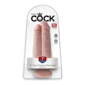 King Cock 7 Two Cocks One Hole - Light