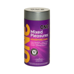 One Mixed Pleasures Condoms - Jar of 12